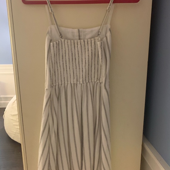 grey and white striped dress - Picture 3 of 3